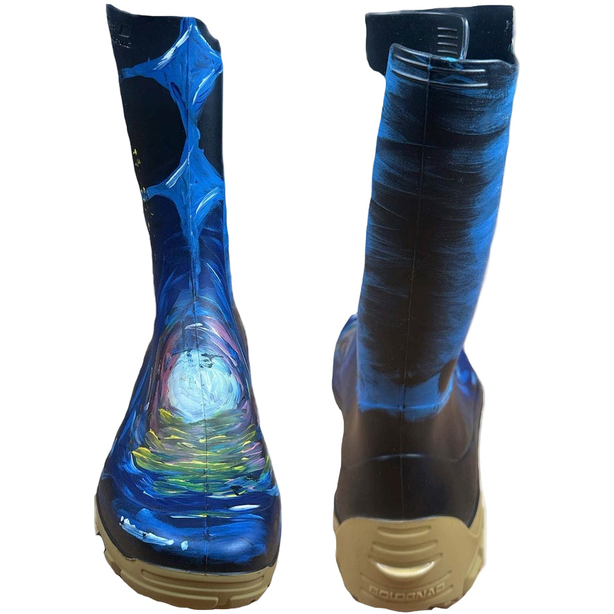 “Galaxy Boots” – Custom Painted Safety Boots