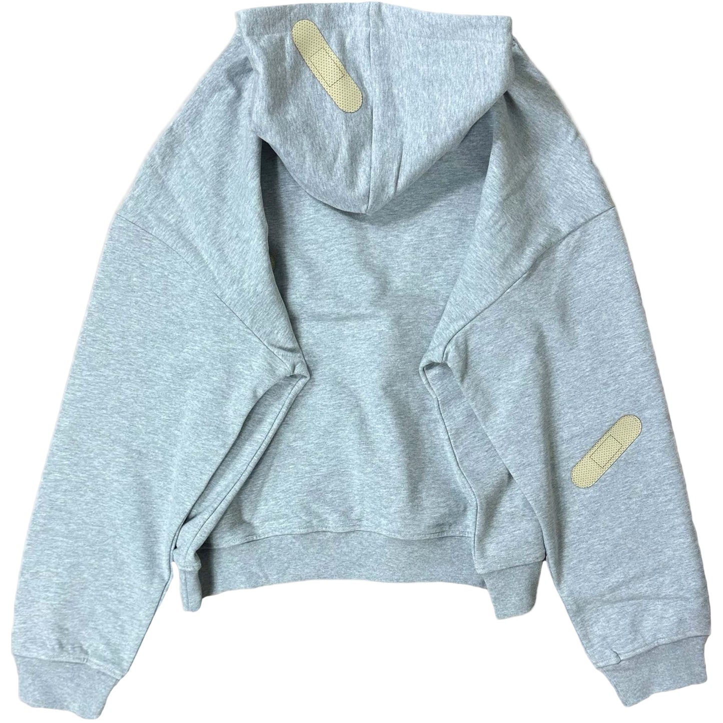 'Plaster track' Grey Hoodie