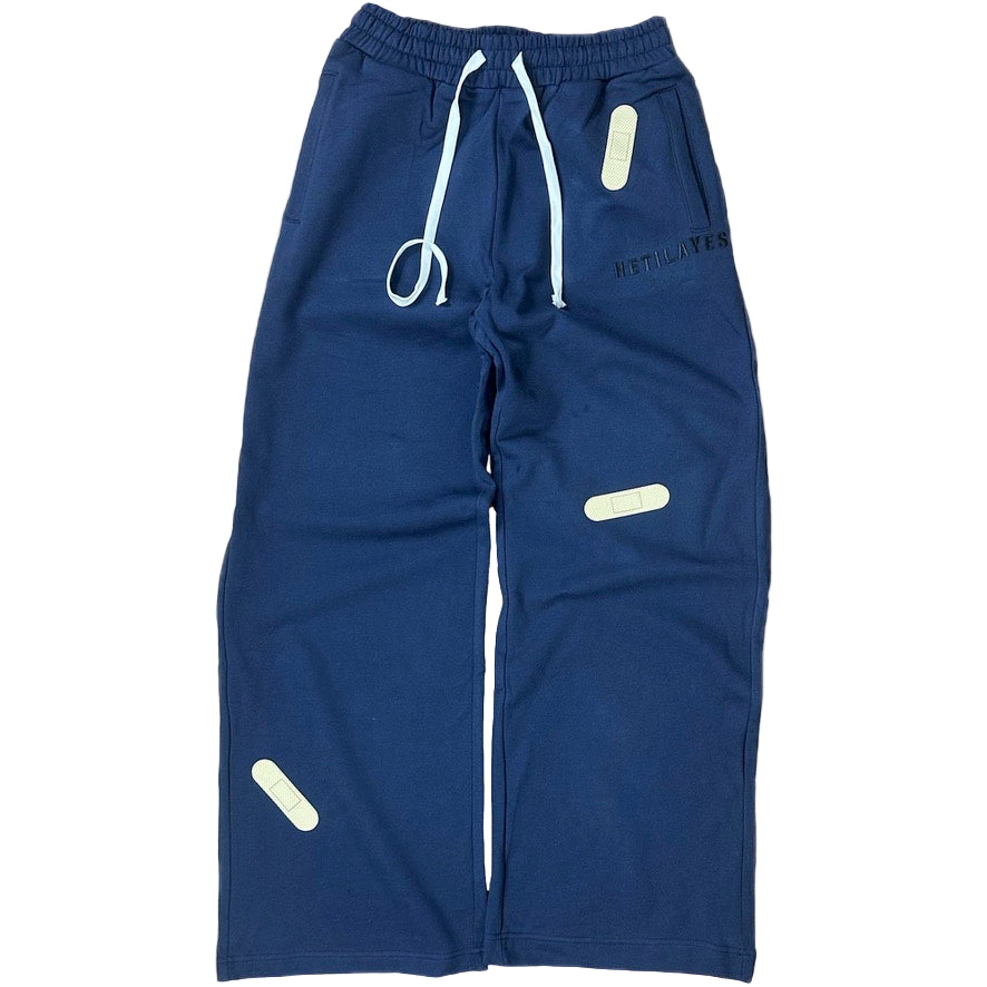 'Plaster Track' Navy jogger