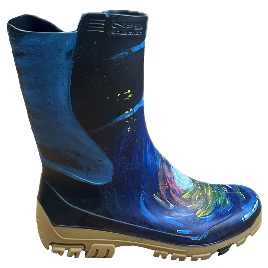 “Galaxy Boots” – Custom Painted Safety Boots