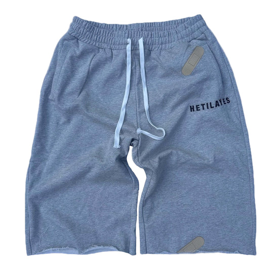 'Plaster Track' Grey short